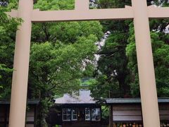 屋久島14　益救神社、島中央三岳の神を祀る古社　☆守り神に感謝・遥拝