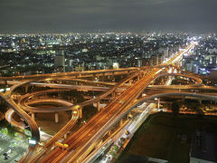 日本一の絶景夜景ポイント　東大阪JC　【東大阪市役所　２２階展望台　無料です】　から望む　