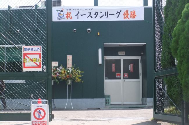 浦和球場にロッテｖｓヤクルト戦の練習試合を見学しに行きました。