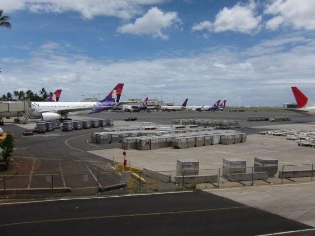 2012年夏家族ハワイ旅行 5日目 ホノルル空港 福岡空港 ハワイアン航空ビジネスクラス ホノルル ハワイ の旅行記 ブログ By もりんきーさん フォートラベル