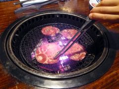 キャンペーン中の炭火焼肉酒家 牛角 三島北店の夕食