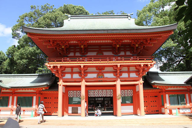 大宮氷川神社(おおみやひかわじんじゃ)<br /><br />大宮の地名の由来となった武蔵一宮として関東の250社ある氷川神社の総社<br /><br />御祭神は、須佐之男命(すさのおのみこと)、稲田姫命(いなだひめのみこと)、大己貴命(おおなむちのみこと)。