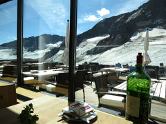 2012年夏　チロル旅行記 【７】氷河レストランで昼食を　お花も少し眺めて