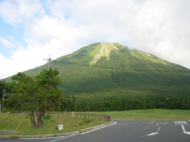 夏休みの終わりに1泊2日で大山にいってきました。<br />大阪からは車で3時間ほど。<br /><br />広くゆったりした空間と自然が好きなので大満足でした！<br />ツレが透明度の高いといわれている浦富海岸を楽しみにしていたのですが、<br />たまたま行った土曜は曇りで、先に大山に。<br /><br />休憩のとき蒜山のドライブインで得たパンフレットに桝水高原の<br />オープンして間もないイタリアンレストラン「天空」がのって<br />いて、丁度、おそいランチ時間についたので、ランチをすることに。<br />もちろん禁煙。<br /><br />ここに着くまでは、ぐねぐね道でちょっと気分がわるかったが、<br />レストランの中にはいって、その景色でそんな気分がふっとんだ。<br /><br />天空という名のとおり、このレストランからの眺めは美浦湾が一望に<br />見えてとても素敵。となりには結婚式の教会がある。<br />レストランでは、ランチには遅めの時間帯だったので、<br />丁度、窓側の一番いい席があいて、ゆったりと食事をすることができた。<br /><br />お天気がわるかったけど、少しだけ日が照ってて、そんな景色も<br />いいのかも。<br /><br />ランチの前菜もスパゲティの味もデザートもおいしく、値段も<br />2000円以下でお手ごろでボリュームも丁度いい。<br />ツレは高いほうのランチで大山の地鶏つき。<br />少しもらったけど、地鶏おいしかった。<br />水がおいしいのか、コーヒーがとてもおいしかった。<br /><br />その後、白バラ牛乳のミルクの里へ。<br />こんなに大きな牧場が大山のふもとにあるなんて・・・。<br />ここのソフトクリームはミルクいっぱいで、お薦め！<br />ここからの景色も天空とおんなじで、大山も両方見れてサイコー。<br />子供たちの乳しぼり体験できる施設もある。<br /><br />その後、大山寺へ。<br />自然博物館（無料なのがうれしい）みたいなのをみて、<br />ちょっと大山の自然を学んでから大山寺へ。<br />石畳を上っていくのだけど、けっこうお山の上のお寺までは<br />距離がある。けばけばしくないたたずまいがいい。<br /><br />自然博物館近くに、足湯があり、大山登山から帰ってきた人や<br />お寺まいりをした人を癒してくれる。<br /><br />ついでに少し底から離れたキャンプ場のボードウォークのある<br />散歩道にもいってみた。雨で一部しかはいれなかったが、<br />丁度、夕方で鳥のさえずりが聞こえていい感じ。<br /><br />その後、欲張って　境港の鬼太郎ロードまで行った。<br />ＮＨＫドラマ「ゲゲゲの女房」から気になってたところ。<br />でも、大山からはかなり遠く2時間ぐらいかかって、ついたのは<br />6時ごろ。ただ、商店街みたいなのがあって妖怪の銅像がある<br />だけで、かなりガッカリだった。（写真だけとってきたけど）<br /><br />夜は鳥取のホテルを予約していたので、そこから鳥取へ。<br />途中、海岸線沿いに大きな風力発電が10基ぐらいあったのには<br />おどろき！（鳥取は原発のない県だし。）<br /><br />途中、道の駅のとなりの海産食堂で安全な海の幸いっぱいの<br />定食の夜ご飯。福島震災以後、特に安全な海産物を心配せず<br />食べれるっていうのが、余計に食欲をそそったような気がする。<br /><br />夕食をたべたり、途中、鳥取のイオンにより、お米とかの<br />買い物をしていたので、鳥取のグリーンホテルに着いたのは<br />10時前。部屋は狭かったけど、大きな大浴場でゆっくり<br />お風呂にはいれて、あとはぐっすり眠れた。<br /><br />次の日は、おいしい朝食をゆっくりたっぷりたべて晴天の浦富海岸へ。<br />途中、遊覧船のりばにより　イカ墨アイスを。色はイカ墨だけど<br />味はイカの味しなかったわ。<br /><br />ツレの調べた情報で、まだ夏の暑さの海岸の峠を上から1時間ほど歩いて<br />お互い死にそうになった。距離としてはたいしたことないのに・・<br />透明度のきれいな海はいいけど・・・・<br />その後、浦富海岸の自然学習館で、へとへとになった体を冷やし<br />ちょっと砂丘ができた経緯などをお勉強。これも無料なのが嬉しい。<br /><br />お昼はやっぱり海の幸をたべて、<br />そして砂丘をちらっと遠めでとおって、20世紀梨を買って<br />またお気に入りの大山　みるくの里へ。<br /><br />道をまちがえ夕方近くになったけど、ちょうど雲もきれ、前日とは<br />ちがった雄大な景色。<br /><br />そして、大阪へと帰途しました。<br /><br />海の幸と山のものが安心して食べれて、道路も広くオーストラリア<br />みたいで、また是非、行きたい大山近辺です。<br /><br /><br /><br /><br />