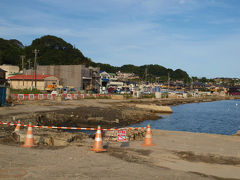 震災後　北茨城の海は　大津港　野口雨情生家付近をすこし