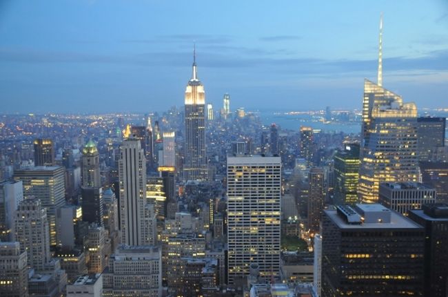 2012年ニューヨーク旅行記　第2回　トップオブザロックとタイムズスクエアの夜景