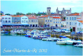 世界遺産の星型要塞が残る大西洋岸の港町　サン・マルタン・ド・レ（レ島）　Saint-Martin-de-Re, France