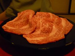 2012年10月　京都の老舗・三嶋亭ですき焼きを食す