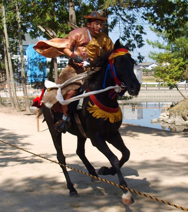 流鏑馬神事に行って来ました。<br /><br />過去の流鏑馬神事<br /><br />２００９年の流鏑馬神事は下記でご覧下さい。<br /><br />https://4travel.jp/travelogue/10390361<br /><br />２０１１年の流鏑馬神事は下記でご覧下さい。<br /><br />https://ssl.4travel.jp/tcs/t/editalbum/edit/10612808/