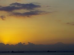 千葉県　アクアライン・海ほたるからの夕景