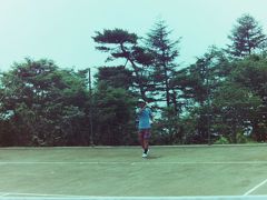 昭和の記憶シリーズ　その１１　　　那須高原でテニス