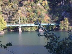 佐久間ダム湖畔と平岡ダム湖畔の紅葉