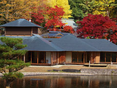 燃える秋（紅葉）　みちのく　白河　南湖公園−２　翠楽苑ー上