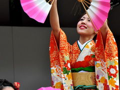 20121103京都巡り（４）上賀茂神社・京小町踊り子隊