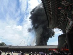 2012年8月13日二度と行かない韓国へ　火災発生！