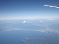 12年11月　機上からの富士山！伊豆半島上空から