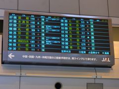 羽田空港に着けば　まずは搭乗手続きです。