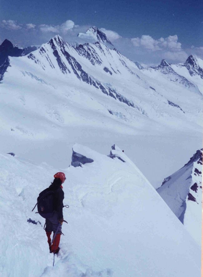 ユングフラウヨッホからメンヒに登山