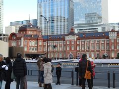 今年初めての東京駅丸の内駅舎見物