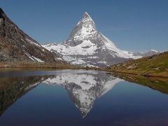スイス・ハイキング２０１０年０６２７（逆さマッターホルン　リッフェルゼー）