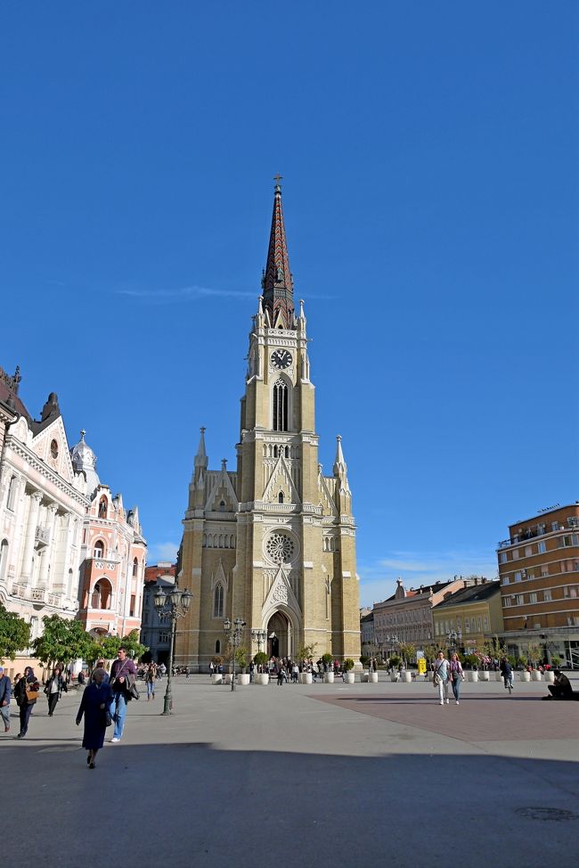 2012.10ベルリン出張旅行，ついでにセルビア14-Novi Sadの街歩き　いろいろな教会にびっくり