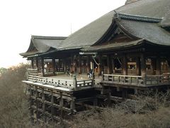 底冷え冬の京都