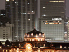 カレッタ汐留「ぼてじゅう燦」素敵な出会い＆イルミネーション「リュミエの森」・東京駅舎のライトアップ編☆東京ステーションホテルに泊まりたい…新たな時代の東京1泊3日旅 