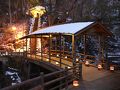 信州 山あいの湯治場の新年