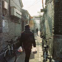 2013　中国・北京　厳冬のＰＭ２．５の中を旧市街胡同をぶらぶら歩き旅