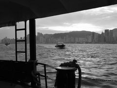 【香港（九龍）】天星小輪から見る香港島の夜明け
