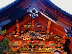 秩父神社　夜祭の前に参拝　☆豪奢な彫刻　つなぎの龍・お元気三猿・鯉の滝登り