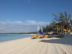 HAL ms Westerdam 7-Day Southern Caribbean乗船記 2013.1　③Day2 Half Moon Cay (private beach)真っ白い砂浜にびっくり！ 