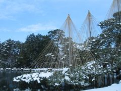 雪の金沢・・兼六園の雪吊りが見たくて
