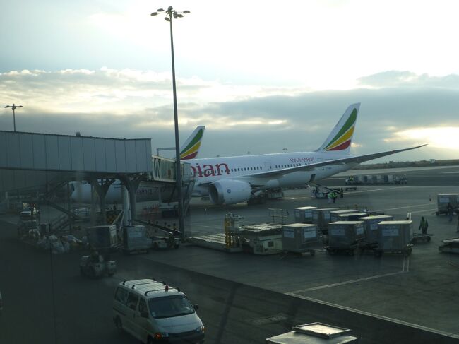 特典航空券で国際線全クラスビジネスで往復発券したが、<br />帰りはエコノミーになってしまった残念旅行です。<br /><br />エチオピア航空に、<br />理不尽な言いがかりつけられて散々でした。<br />真相は、ET職員の勉強不足と、<br />面倒事のたらい回しが原因なんですけどね。<br /><br />特典航空券には、大きな落とし穴が潜んでます。<br />というか、アフリカは、<br />我々の常識外だということです。<br />いつもは、オンラインで変更の有無を確認してますが、<br />今回ラリベラでは、ネット屋らしきところ見つけても、<br />使用不可だと言われて3日間確認ができませんでした。<br />確認は必須ですし、慌てて勝手に動かない事です。<br />私は動いてしまったわけですけど・・・<br /><br />以後、気をつけることにします。<br /><br />大変勉強になりました。<br /><br />現在、発券元のU航空と協議中です。<br />但し最初に断言しますが、<br />U社側に問題はありませんし、<br />それどころか、よく対応してくれてます。<br />ありがとたいことです。<br /><br />【往 路】すべてビジネスクラス<br /> 1/11 NH 955 NRT17:25 PEK20:35 767-300<br /> 1/11 ET 605 PEK23:59 ADD06:30 787<br /> 1/12 ET 813 ADD10:40 ZNZ14:35 767-300<br /> 1/13 ET 804 ZNZ15:35 ADD19:45 767-300<br /> 1/14 ET 128 ADD07:00 AXU08:05<br /><br />【国内線】C設定なし、エコノミークラス <br /> 1/15 ET 123 AXU12:05 GDQ12:45<br /> 1/17 ET2124 BJR08:55 LLI 09:30<br /> 1/20 ET 121 LLI 09:00 ADD10:00<br /><br />【以下、ET社の理不尽な言いがかりで無効になったCクラス航空券】<br /> 1/20 ET 602 ADD10:55 DXB15:50<br /> 1/21 CA 942 DXB01:00 PEK12:20<br /> 1/21 NH1256 PEK15:55 HND20:10 <br /><br />以下、現地で約15万円で購入したエコノミー航空券<br /> 1/21 ET 608 ADD00:40 BKK13:35<br /> 1/22 NH 174 BKK22:40 HND06:30 <br />