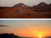 ★モロッコ再訪車旅（６） −ザゴラの月の出、ザゴラの日の入り