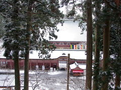 今年も雪の比叡山延暦寺で初詣