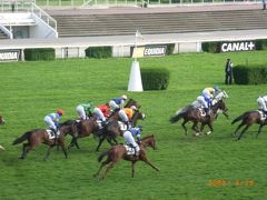 パリで競馬　１　オトゥイユ競馬場　（障害競馬）