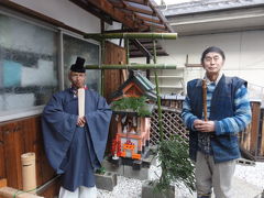 竹取翁博物館開館一周年記念①の2　「香具矢大妙神」らを降臨してかぐや姫神社にお祭り