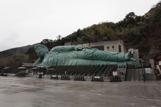 ０３　南蔵院の涅槃像を撮影できました