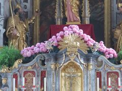 2012年夏　チロル旅行記 【19】ピンクのダリアで飾られたフルプメスの聖ウィトゥス教会