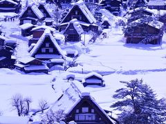 白川郷の雪化粧