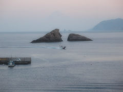 雲見海岸の冬富士