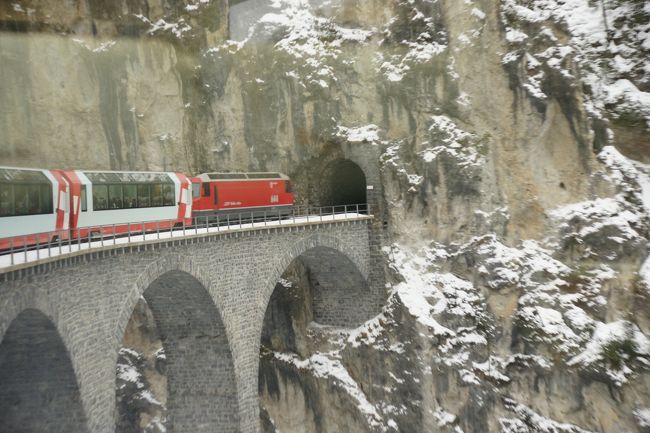 2013.02 冬のスイス鉄道の旅　氷河特急編