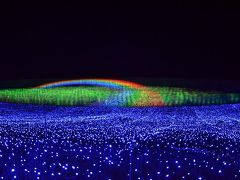 まだまだ寒い冬の夜空のウィンターイルミネーション～♪