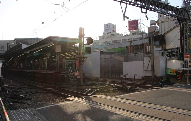 ２０１３年３月２３日より、小田急線代々木上原～梅ヶ丘駅間上下線が地下化され、この区間の９ヶ所の踏切が廃止されました。<br />これに伴い、東北沢駅、下北沢駅、世田谷代田駅は地下駅となりました。<br /><br /><br />夫が写真を撮りに行くと騒いでまして・・・、<br /><br />よっこっらしょ・・・と。。。<br /><br />今まで親しんできた下北沢駅を撮影しようと、<br />３月９日と３月３１日に訪れてみました♪<br /><br /><br /><br /><br />東急東横線渋谷駅はこちらをご覧下さい。<br />　　　　　　　↓<br />東京散歩♪ ⑥ 東急東横線渋谷駅＆BULERIA<br />http://4travel.jp/traveler/travel-go/album/10758854/