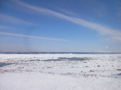 ◆流氷とカシオペアの旅◇2日目◆流氷ウォークと流氷ノロッコ号で流氷いっぱい