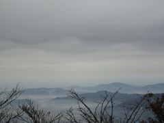 冬の筑波山　関東平野を眺めに