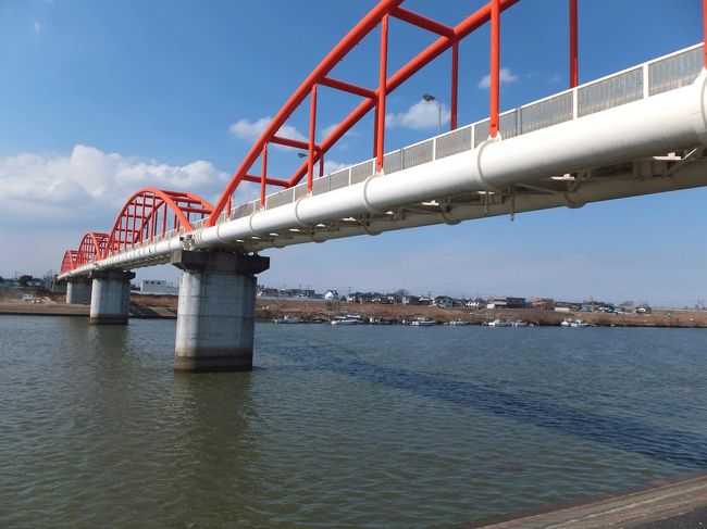 大落古利根川・中川沿いを自転車で走りました。<br />この日１日の走行距離は、約４５?でした。<br /><br />★松伏町役場のHPです。<br />http://www.town.matsubushi.lg.jp/www/toppage/0000000000000/APM03000.html