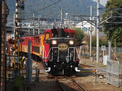 京都、嵯峨野トロッコ列車の旅part３