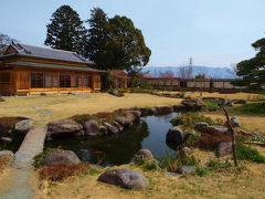 青春１８切符　桃の花咲く山梨市へー２　根津記念館　庭園